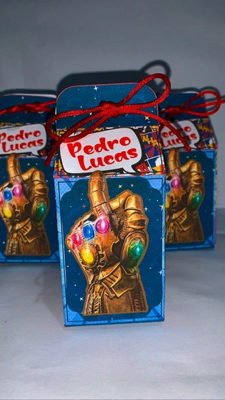 Caixa Milk Simples Vingadores