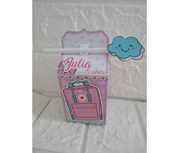Caixa Milk Vsco Girl Kit Festa Lembrancinhas Vsco Girls