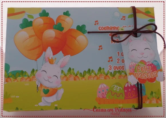 Caixa Mini Confeiteiro Caça aos Ovos + Desenhos