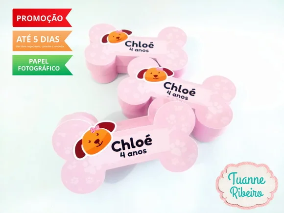Caixa Osso - Cachorrinho