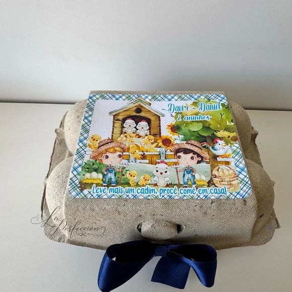 Caixa Ovo Fazendinha