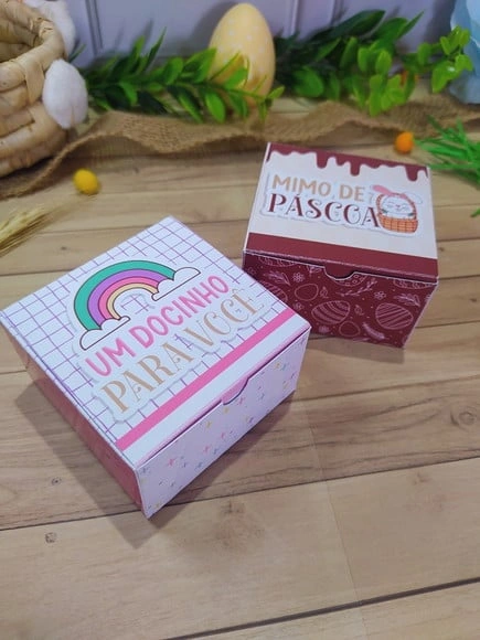 Caixa para Docinhos/bombom Páscoa