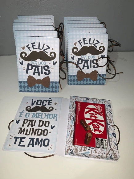 Caixa para Kit Kat Dia dos Pais