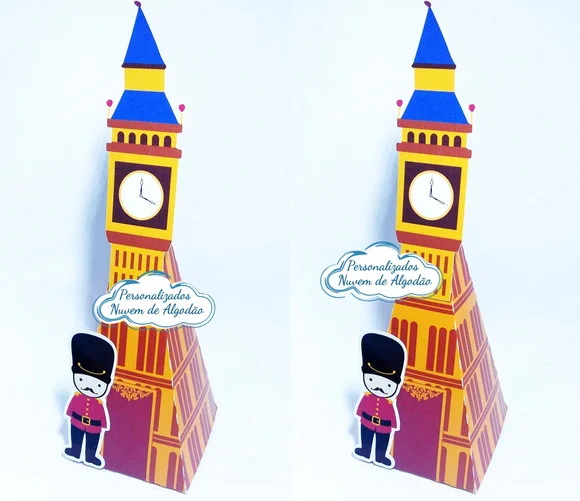 Caixa Pirâmide Big Ben Londres