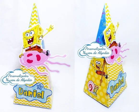Caixa Pirâmide - Bob Esponja