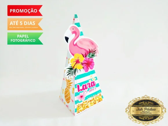 Caixa Piramide Flamingo