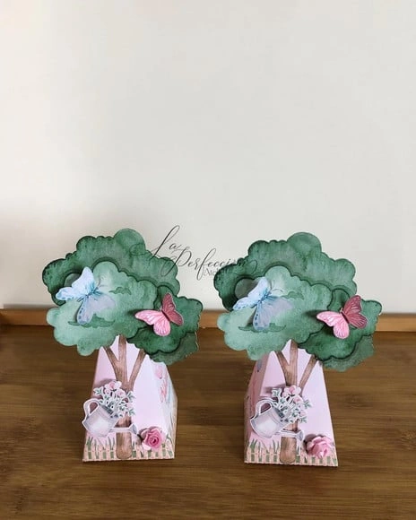 10 Caixas Pirâmide Jardim