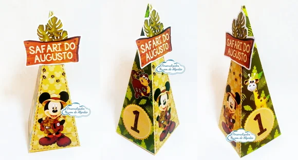 Caixa Pirâmide - Mickey Safari
