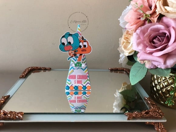 Caixa pirâmide o incrível mundo de Gumball