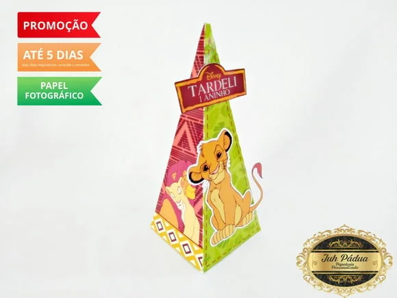 Caixa Piramide Rei Leao