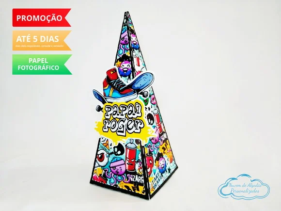 Caixa pirâmide Skate