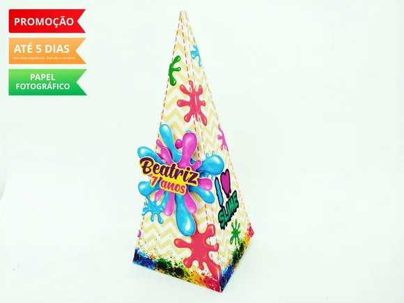 Caixa pirâmide Slime
