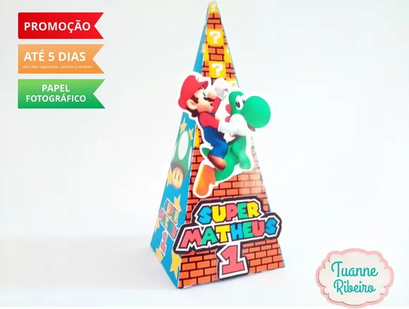 Caixa Pirâmide - Super Mario Bross