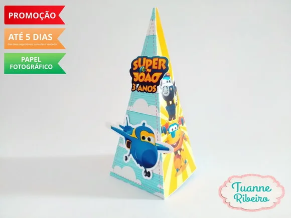 Caixa Pirâmide - Super Wings