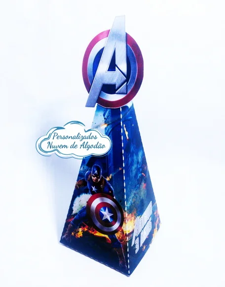 Caixa Pirâmide - Vingadores