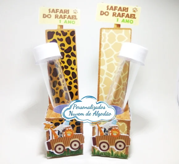 Caixa porta tubetes - Safari