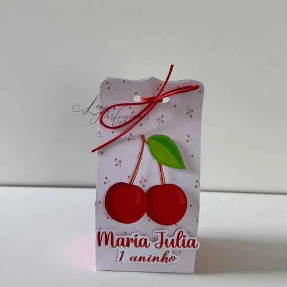 Caixa Sacolinha Cerejinha