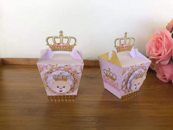 Caixa Sushi Ursinha Princesa