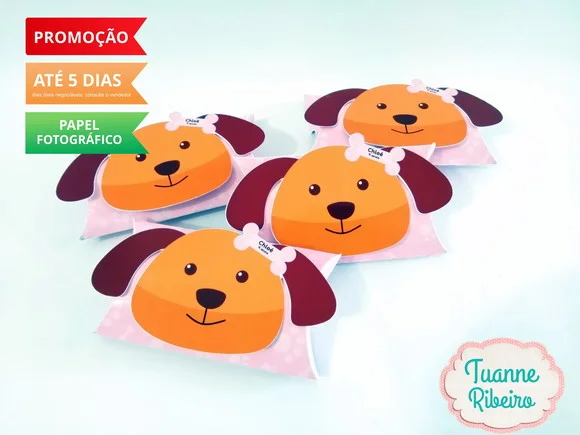 Caixa Travesseiro - Cachorrinho