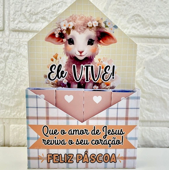 Caixinha Envelope Páscoa para Bis