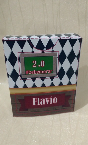 Caixinha para kit ressaca tema Boteco