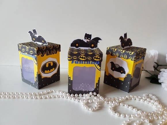 10 Caixinhas Tema Batman