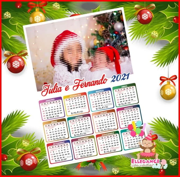 Calendário de Parede