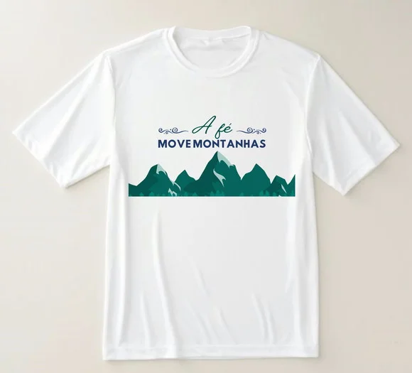 Camiseta a Fé Move Montanhas
