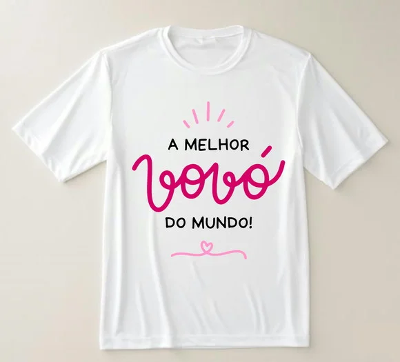 Camiseta a Melhor Vovó do Mundo