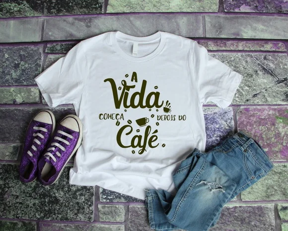 Camiseta A vida Começa Depois do Café