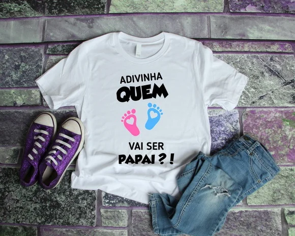 Camiseta Adivinha Quem Vai Ser Papai