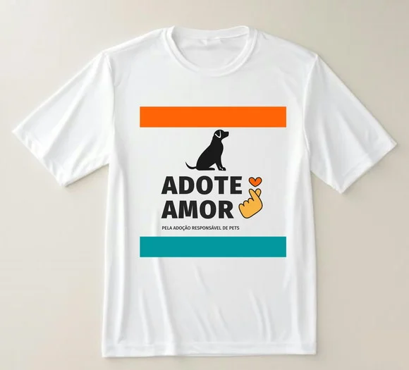 Camiseta Adote Amor