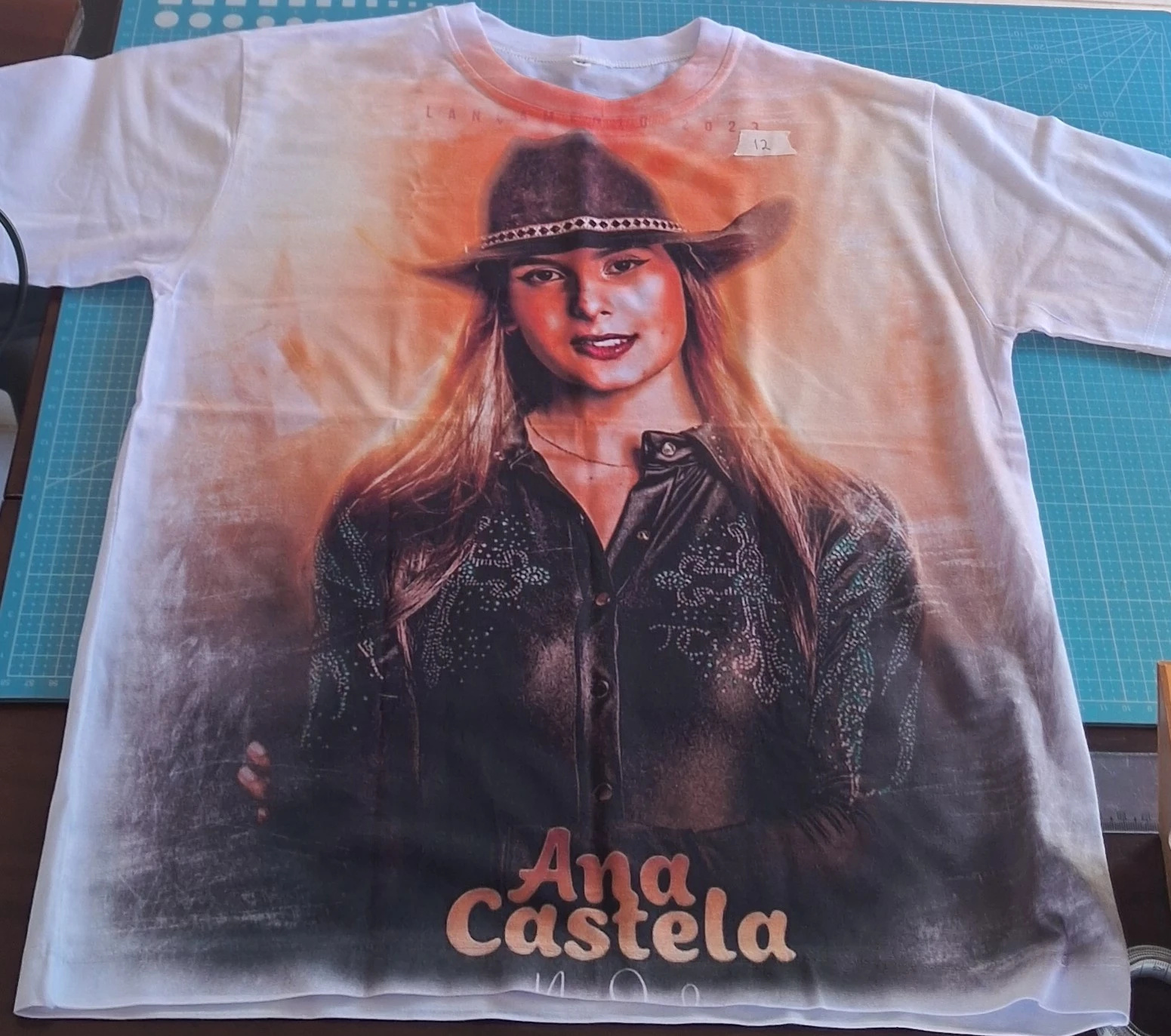 Camiseta Ana Castela Boiadeira Tamanho 12
