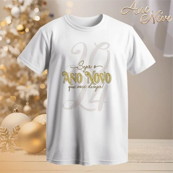 Camiseta Ano Novo 2024
