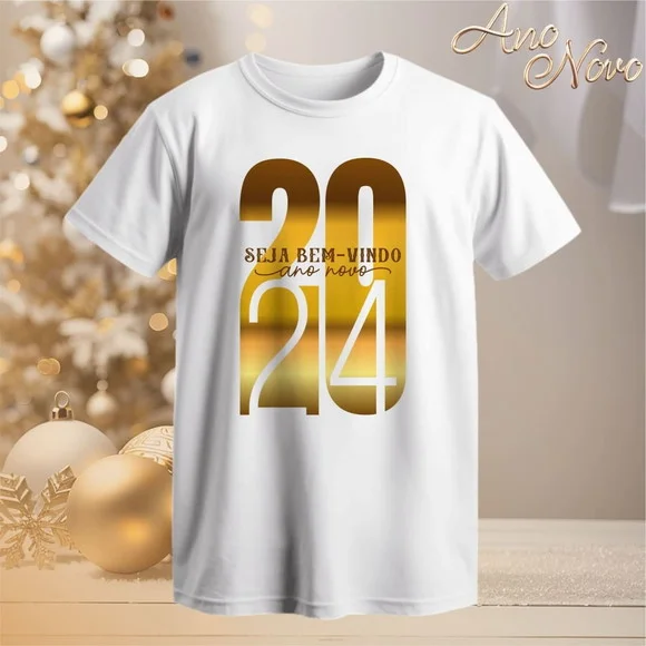 Camiseta Ano Novo 2024