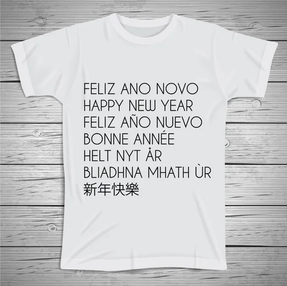 Camiseta Ano Novo