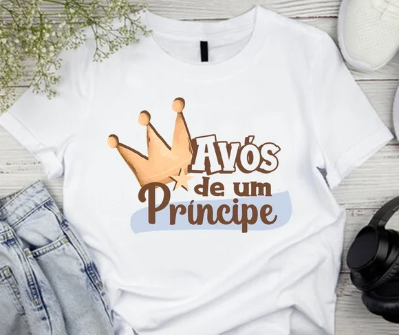 Camiseta Avós de Um Principe