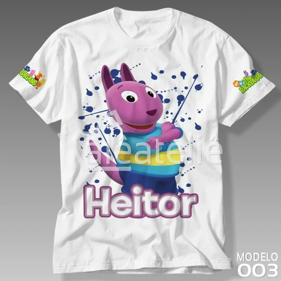 Camiseta Backyardigans Austin Personalizada