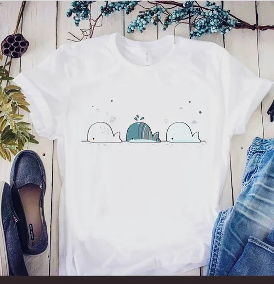 Camiseta Baleias