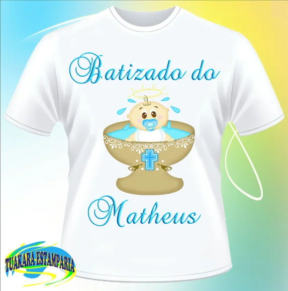 Camiseta Batizado Menino 2