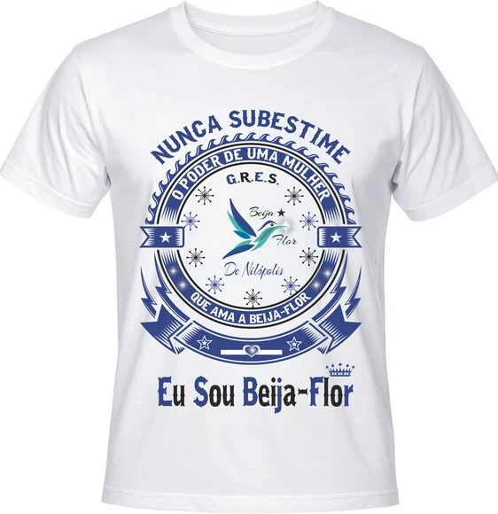 Camiseta Carnaval Eu Sou Beija-flor de Nilópolis Samba
