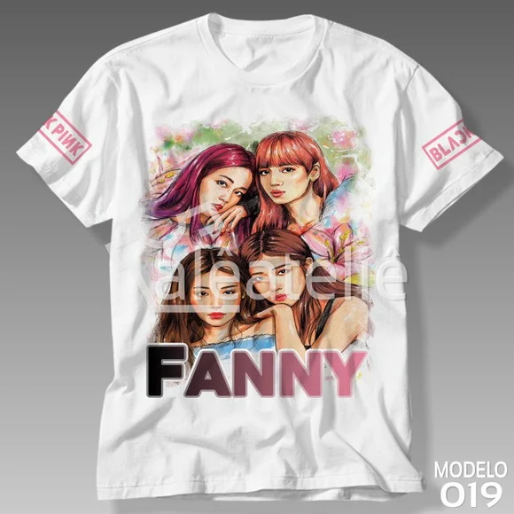 Camiseta BlackPink Infantil Adulto Personalizada