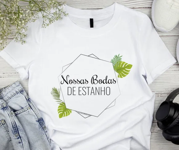 Camiseta Bodas de Estanho