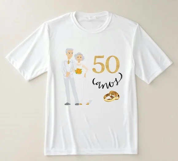Camiseta Bodas de Ouro