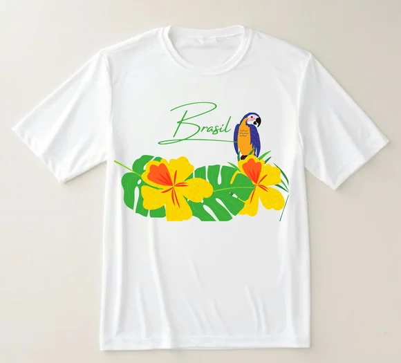 Camiseta Brasil Tropical