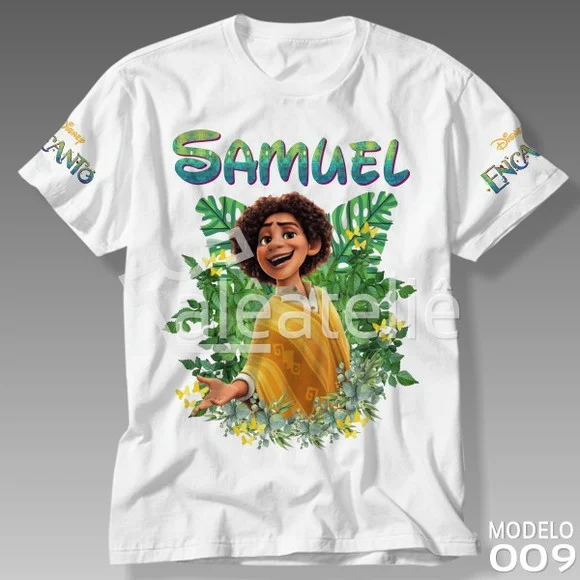 Camiseta Camilo Encanto Disney Infantil Adulto Personalizada