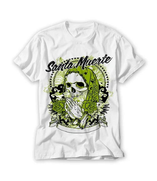 Camiseta Caveira Mexicana Santa Muerte