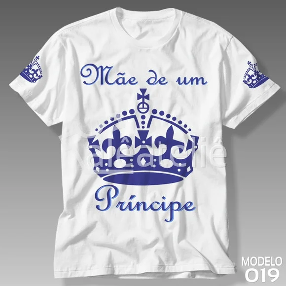 Camiseta Dia das Mães Mae de Principe
