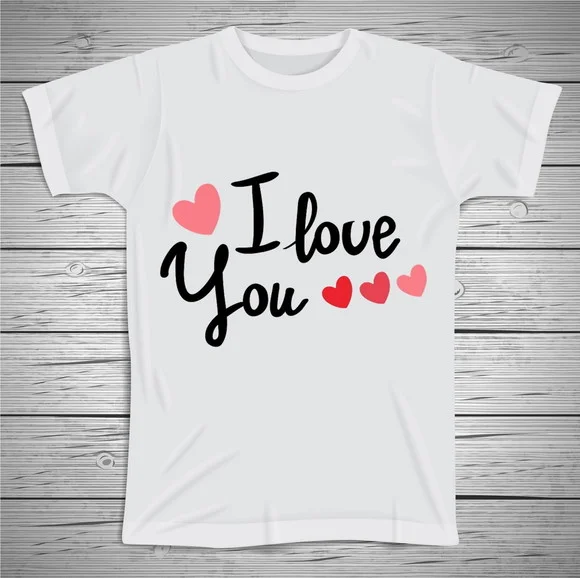 Camiseta Dia dos Namorados I Love You