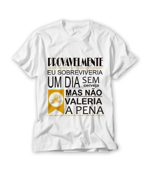 Camiseta Divertida Cerveja